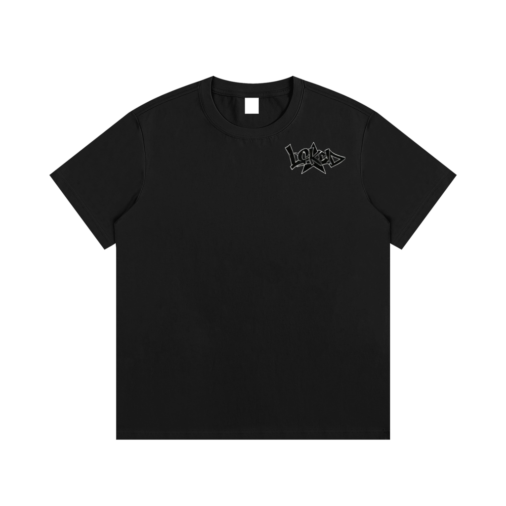 Lcked chrome tee