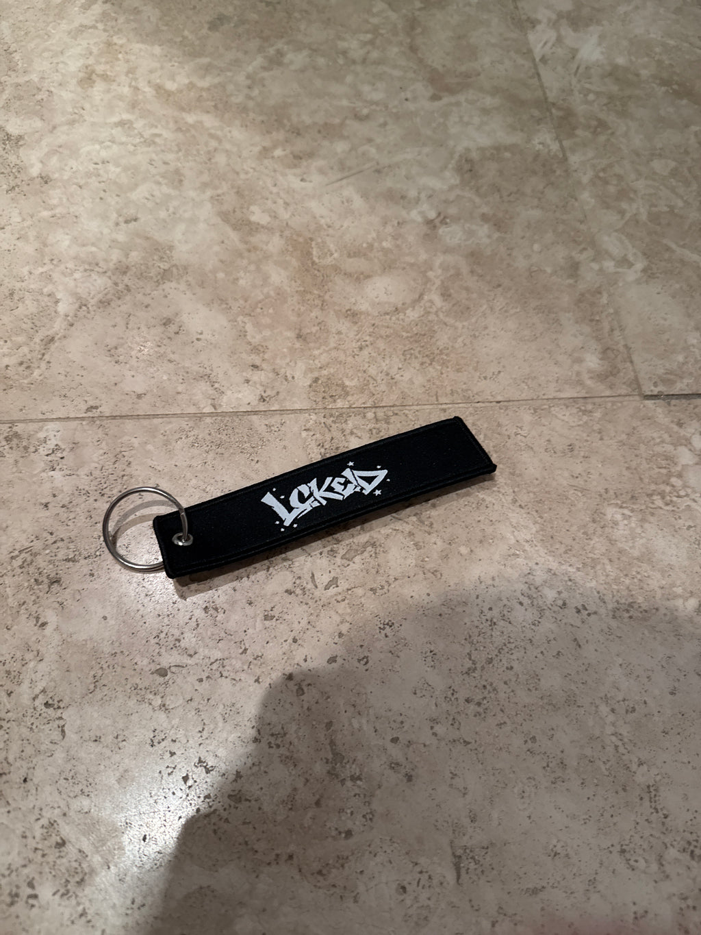 Lcked moto keychain