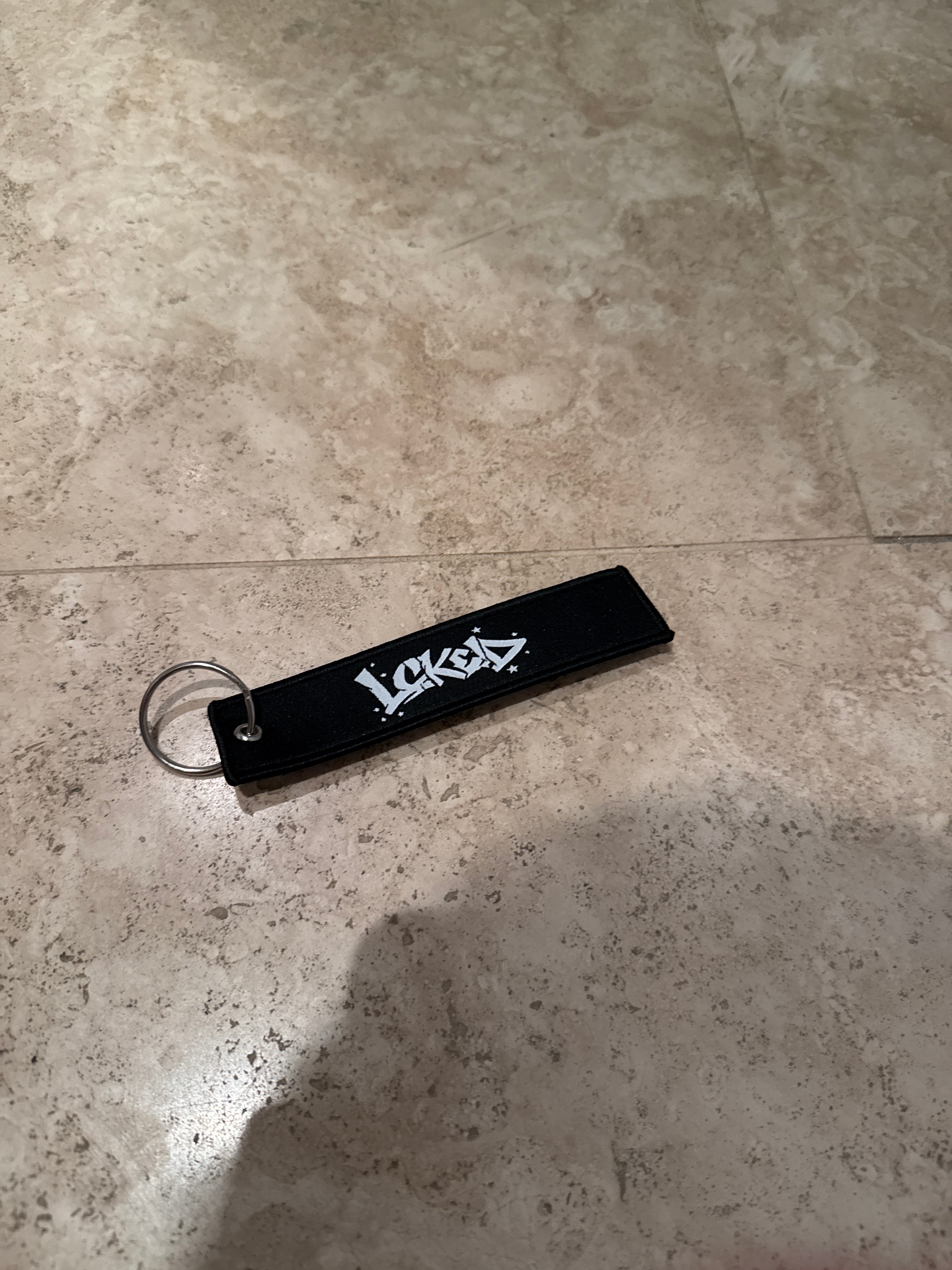 Lcked moto keychain