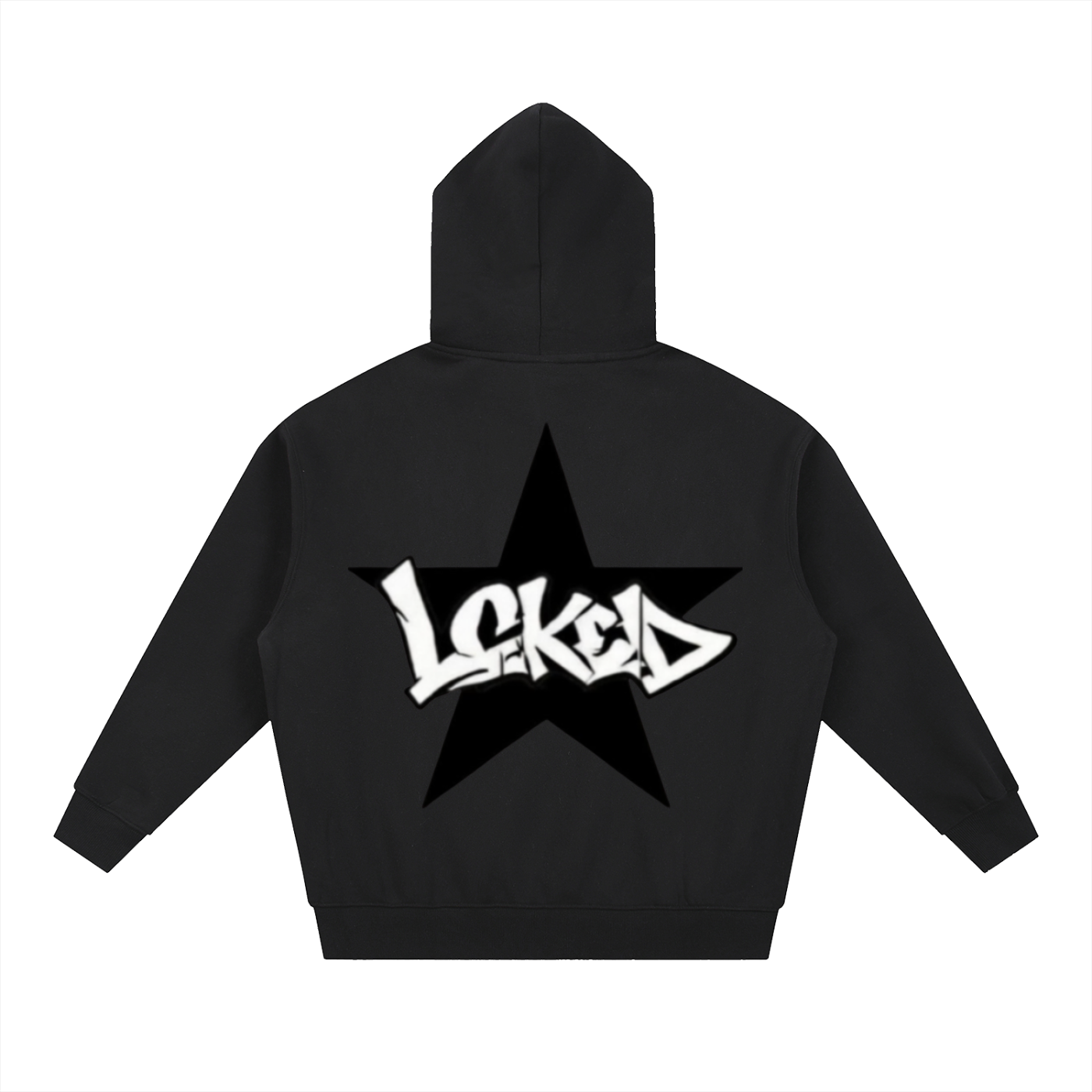 lcked oversized star zip up v1