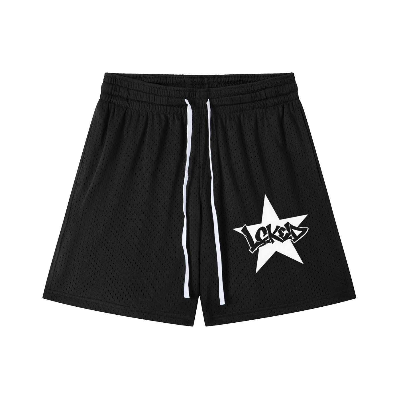 lcked mesh sport shorts