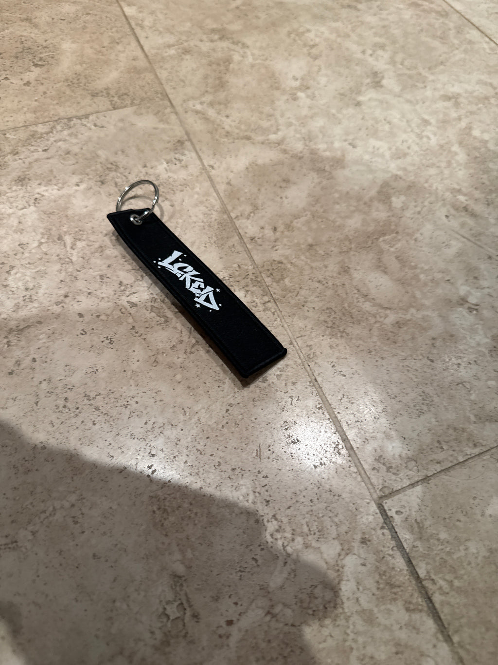 Lcked moto keychain