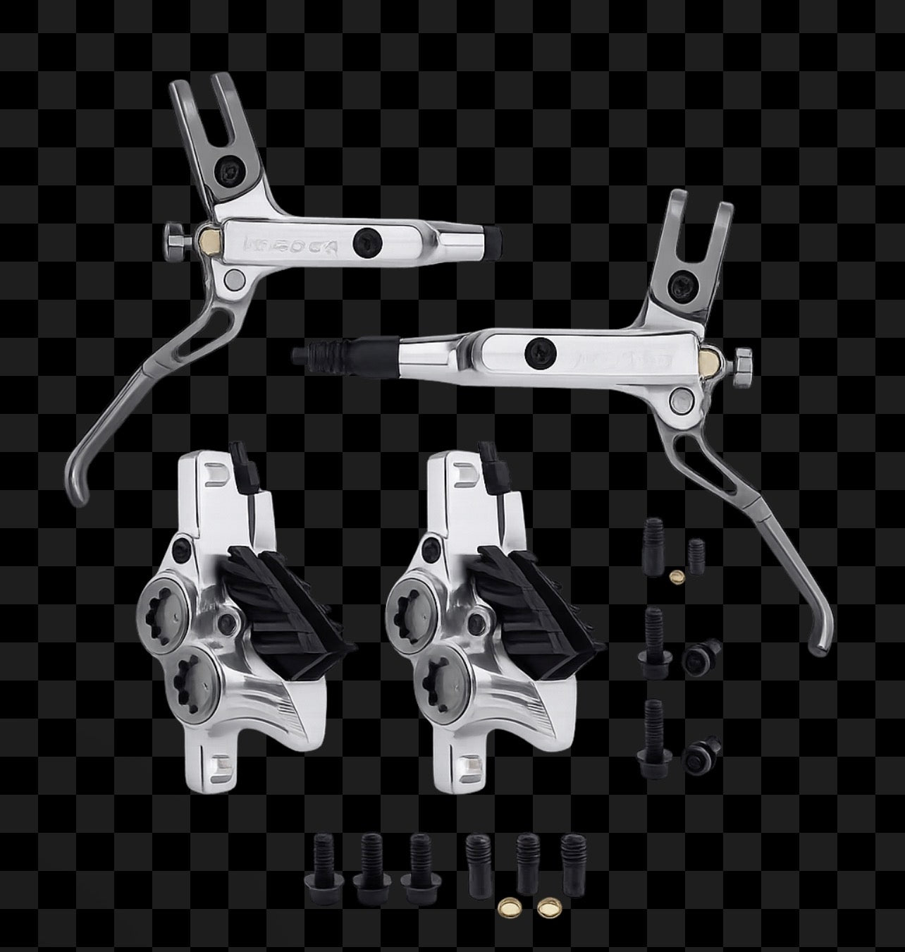 Emoto breaks  4 piston brakes