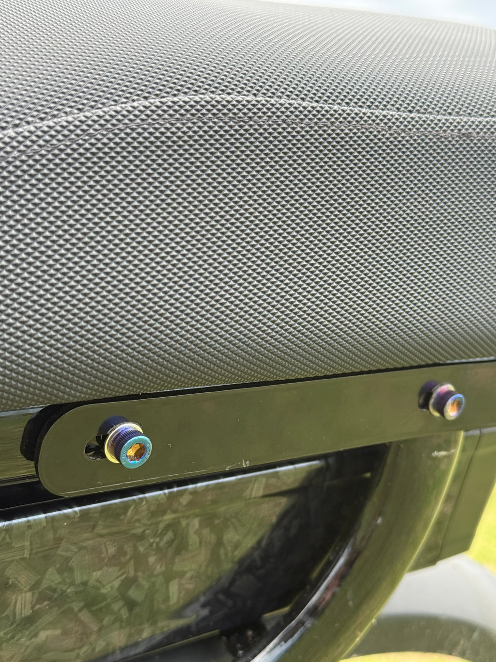 Fatboy rack titanium bolts