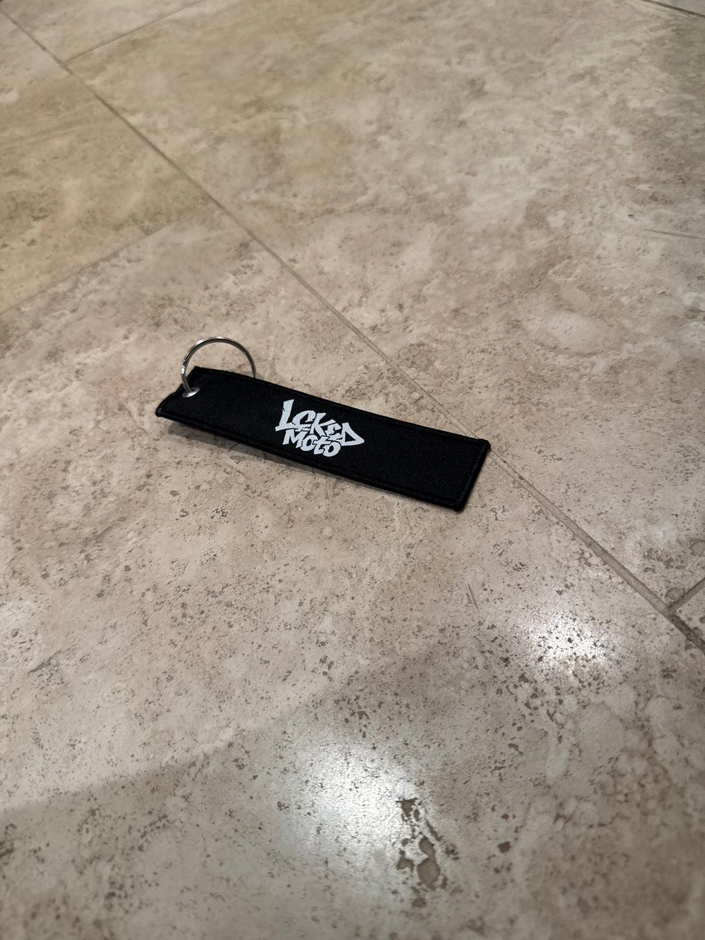Lcked moto keychain