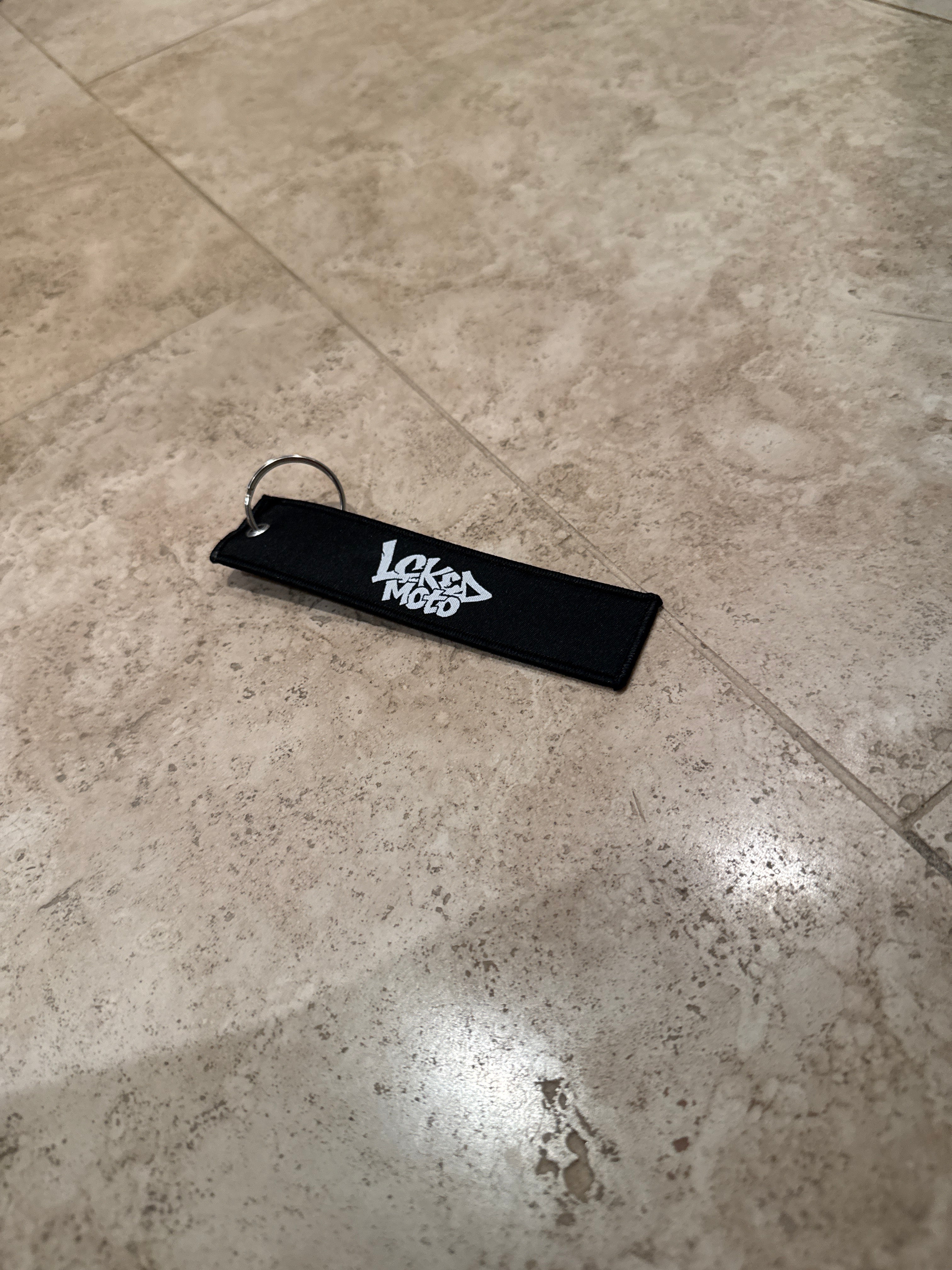 Lcked moto keychain