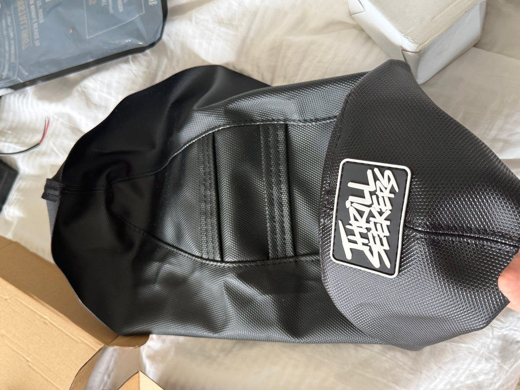 Thrill seekers seat cover
