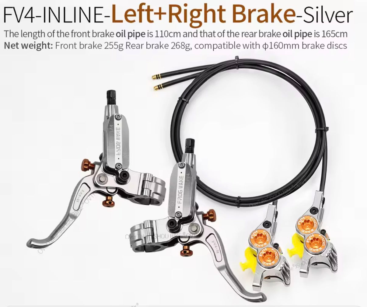 Emoto breaks  4 piston brakes set