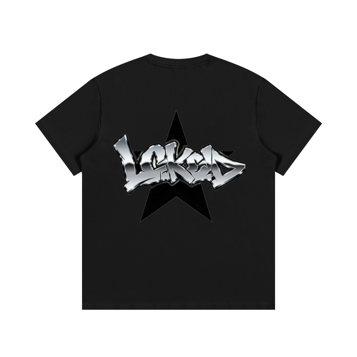 Lcked chrome tee